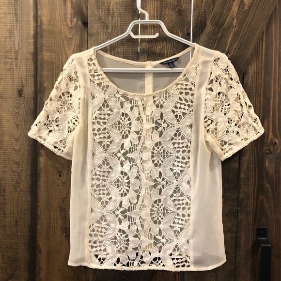 AEO Lace Blouse - Picture 1 of 5